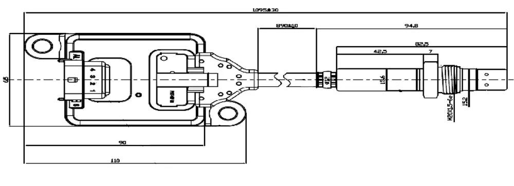 Dinex Nox Sensor | 5EL003 - Image 2