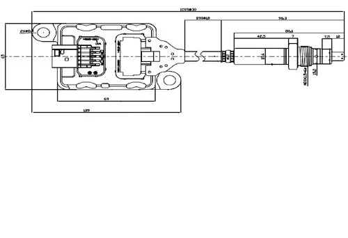 Dinex Nox Sensor | 5EL005 - Image 2