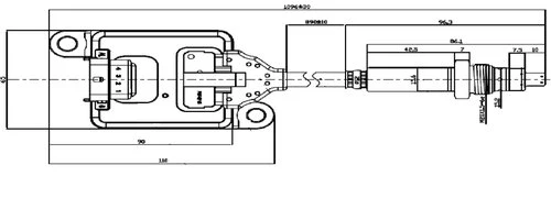 Dinex Nox Sensor | 5EL015 - Image 2