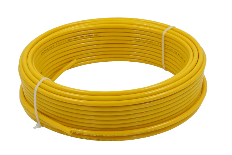 Elite 1/4" Nylon Air Brake Tubing - Yellow - 100Ft Roll | ETP-451030Y - Image 2