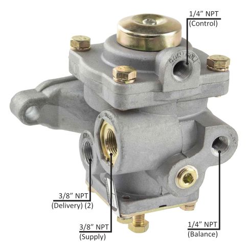 Elite Truck Parts R7 Type Spring Brake Valve 95PSI | ETP-103081 - Image 4